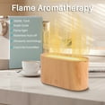 thumbnail image 5 of Essential Oil Diffuser Aromatherapy Aroma Air Diffuser with Flame Light,Wood Grain, 5 of 7