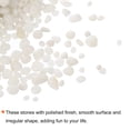 thumbnail image 4 of Uxcell 250g/0.55lb 3-6mm Glass Stones Pebbles Decor for Vase Filler Aquarium, White, 4 of 6