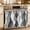 Gray, variant on Oven Skirt Curtain for Kitchen 20x27 Inch, Red Striped Oven Curtain with 8 Ribbon Ties & Ruffle Trim, Stove Skirt Curtain Dishwasher for Cabinets Over Sinks Modern Gradient Geometric Ripple Stripes