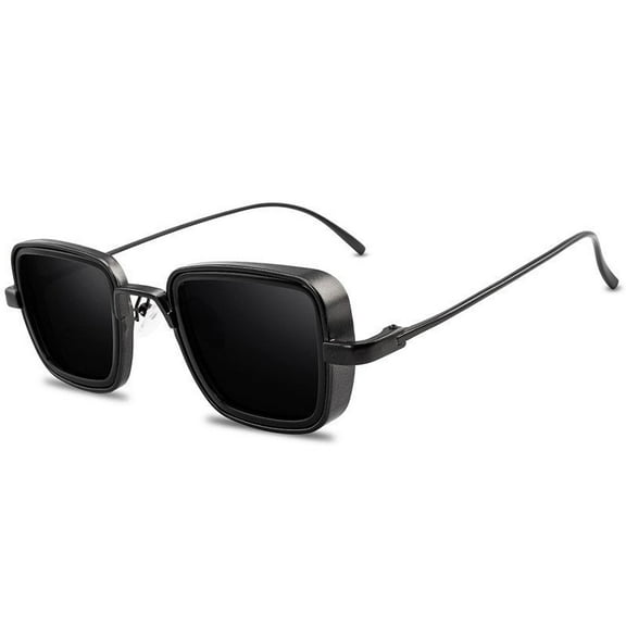 Retro Thick Edge Sunglasses for Men: Metal Frame and PC Lenses for Enhanced Style and Durability