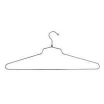 Lot De 100 Cintres Lingerie En Acier Econoco LIN/16-LH - Longueur 16 Pouces (40 Cm) - Finition Chrome - Neuf Pour Boutique Ou Dressing