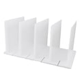 thumbnail image 4 of Shelf Divider Holder, Space Saving Multifunctional Closet Divider Organizer  for Tableware for Purse 3 Divider Board,4 Divider Board,5 Divider Board, 4 of 7