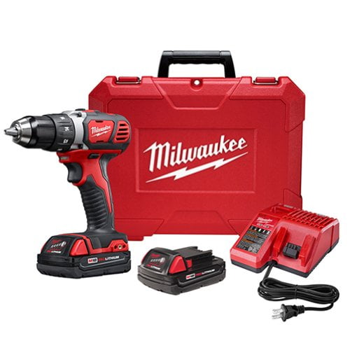 Milwaukee Tool Ensemble perceuse-visseuse/visseuse à chocs M18, sans fil,  au Li-ion, 18 V