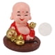 thumbnail image 2 of Adorno de Monje Pequeño con Energía Solar Figura de Cabeza Asintiendo para Mesa Ventana Coche Hogares Restaurantes Hoteles Cafeterías ANGGREK  Otros, 2 of 8
