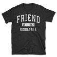thumbnail image 1 of Friend Nebraska Classic Established Men's Cotton T-Shirt, 1 of 1