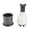 thumbnail image 2 of Vegetable Chopper,Mini Chopper White Manual Mini Food Chopper Pepper Chopper Superior Craftsmanship, 2 of 8