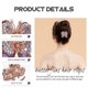 thumbnail image 2 of Butterfly Hair Jaw Clamp Hair Claw Clip Rhinestone Hair Clip Women Hair Styling Tool, 2 of 4