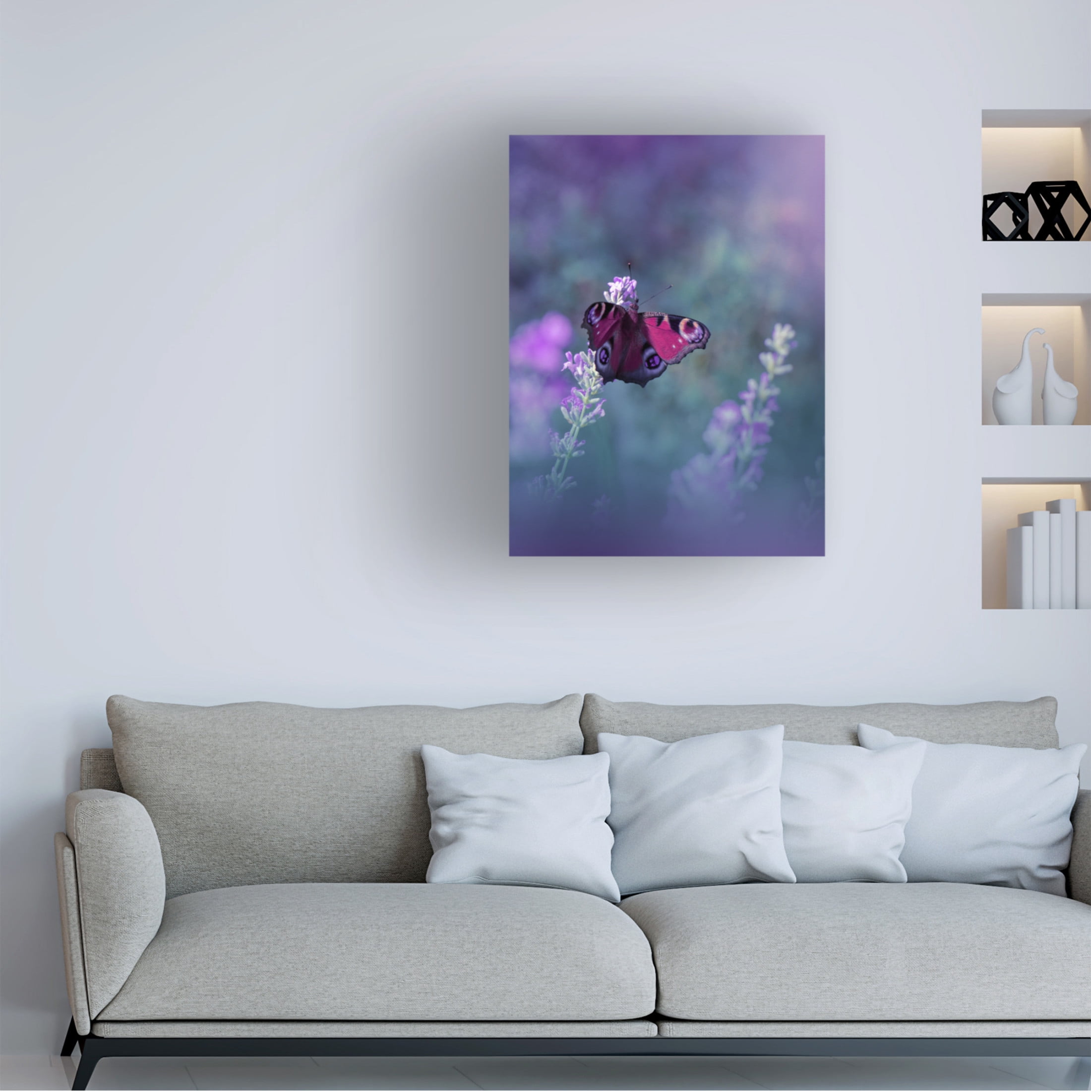 Trademark Fine Art Juliana Nan Queen Of Flowersiii Canvas Wall Art