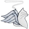 thumbnail image 4 of Cat Memorial Suncatcher 1Set Multi Color Acrylic Angel Design For Pet Loss Sympathy Cat Lovers, 4 of 8