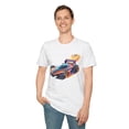 thumbnail image 4 of Car Graphic Unisex Cotto Softstyle Art Design with Hot Wheels Artwork Tee 4, 4 of 11