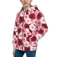 thumbnail image 2 of Sigee Rose for Teenage Zip Up Hoodies Long Sleeve Sweatshirts-Medium, 2 of 6