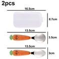 thumbnail image 2 of Toddler Utensils, Kids Spoons and Forks Self-Feeding, Stainless Steel, 2 of 5