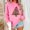 Pink, variant on Brondbend Christmas Cheap Sweatshirts for Women Womens Pullover Crewneck Long Sleeved Top Printed Fashion Loose Tops Ladies Athletic Fall Winter Clothes Black