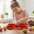 thumbnail image 4 of Tyidzon Silicone Egg Molds Easter Chocolate Molds Silicone for Vegan Deviled Eggs Chocolate Candy Pudding Soap Gift, Oven Safe Baking Cake Mold, 4 of 5
