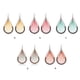 thumbnail image 4 of Qarigey Pendientes de gota de agua de 2 uds., moda moderna, gran personalidad, alambre de oreja largo, gancho colgante informal, abalorio de Type10 NO10, 4 of 6