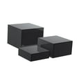 thumbnail image 1 of QualitChoice 3Pcs Buffet Risers Food Riser for Buffet Table for Figures Cosmetics Cupcake black black, 1 of 6