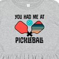 thumbnail image 4 of Inktastic You Had Me at Pickleball Girls Toddler Dress, 4 of 5