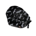 thumbnail image 2 of Fall Nurse Hat for Women, Adjustable Scrub Cap with Ponytail, Halloween Hair Cover for Work, Shower, Salon, Spa, Home, Soft Breathable Cap Black, 2 of 3