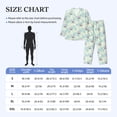 thumbnail image 4 of Naloa French Bulldog 3 Men’s Pajamas Set - Long Sleeve Button Down Sleep Shirt and Pajama Bottoms Sleepwear Set-Large, 4 of 7