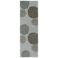 thumbnail image 5 of SAFAVIEH Soho Brisbane Floral Wool Runner Rug, Light Grey, 2'6" x 12', 5 of 10