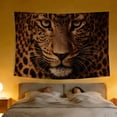 thumbnail image 6 of FLASHLUMI 40"x30" Leopard Face Tapestry Wall Hanging, Wild Animal Print Tapestry for Bedroom Living Room, 6 of 8