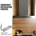 thumbnail image 4 of MOVTOTOP 2Pcs Range Hood Light with White Cylindrical Design Aluminum Alloy Material, 4 of 8