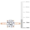 thumbnail image 2 of Everly Women's Created Sapphire 10k Rose Gold Ring, 2 of 7