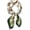 Y1 - Green Field Elves, variant on 100% Pure Mulberry Silk Square Scarf 27"x27" Women Neckerchief Headscarf Gift Packed
