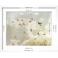thumbnail image 5 of Art.com Golden Flight II Art Print by Jennifer Goldberger, White Frame Wall Art, 21" x 17", 5 of 5