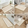 thumbnail image 5 of Findosom 3pcs Bathroom Rugs Set with U-Shaped Mat, Non Slip, Quick Drying, Ultra Soft and Water Absorbent Bath Rug Mat Carpet Machine Washable 20"x32"+20"x59"+U Shape 20"x24" Beige, 5 of 7