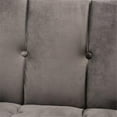 thumbnail image 5 of Baxton Studio Ambra Velvet Fabric with Gold Finish Accent Chair in Gray, 5 of 10