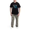 thumbnail image 5 of CafePress - Northern Lights Wolfs Family Moon Men's Dark Pajam - Men's Dark Loose Fit Cotton Pajama Set, 5 of 7