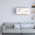 thumbnail image 2 of Trademark Fine Art 'Think Pink IV Gold' Canvas Art by Farida Zaman, 2 of 4