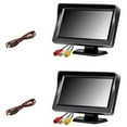 thumbnail image 1 of 2X Rear View Camera Wide Degree 4.3inch TFT LCD Display or Monitor Waterproof Night Vision Reversing Backup, Monitor, 1 of 7