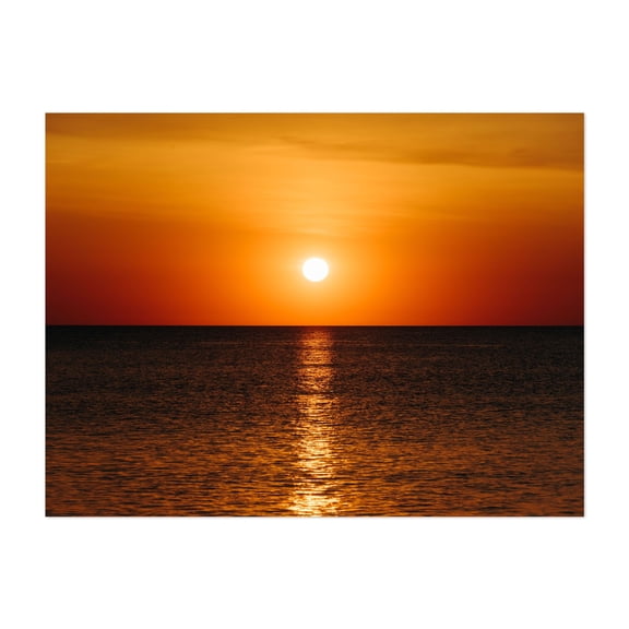Outer Banks Sunrise 03 - North Carolina Photography Unframed Wall Art Print 5 x 7 inches