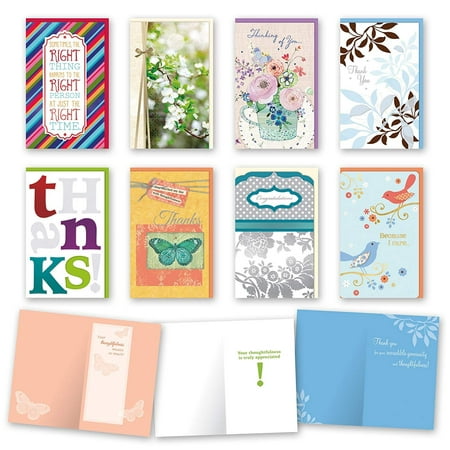 Assorted Thinking of You Cards Bulk Card Set of 8 Cards with Envelopes