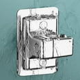 thumbnail image 3 of Adjustable Punch-Free Shower Bracket Wall-mounted Lotus Pod Fixed Wall Base, 3 of 11