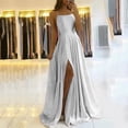 thumbnail image 3 of Evening Dress Prom Robe Formal  Simple Split, 3 of 6