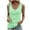 Green, variant on LYXSSBYX Tank Tops for Women Women's Summer Fashion U-Neck Tank Top Solid Casual Caverns Sleeveless Tank Top