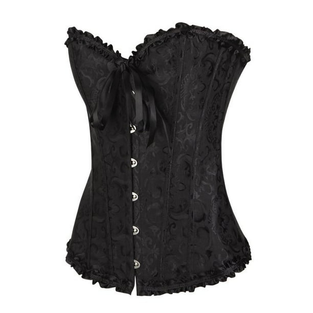 Vista Women Court Sexy Push Up Shapewear Overbust Corset Bustier with