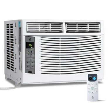 Festisoul 6000 BTU Window Air Conditioner 350 Sq Ft, Smart AC Unit with Remote & App Control, Timer Function, 115V/60Hz, White