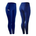 thumbnail image 6 of Multi Color Patchwork Pockets, High Waist, High Stretch Sports Running Yoga Pants, 6 of 11
