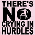 thumbnail image 2 of CafePress - There's No Crying In Hurdles Body Suit - Baby Light Bodysuit, Size Newborn - 24 Months, 2 of 4