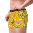 thumbnail image 3 of Kdxio Men's Boxer Briefs with Avocado Work Out Print - Comfortable and Breathable Underwear for Everyday Wear, 3 of 7