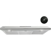 FIREGAS 36 Inch Under Cabinet Range Hood, 3 Speed, 200 CFM Ducted/Ductless Kitchen Hood, LED Lights