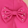 thumbnail image 7 of SJLDQY Toddler Outfits for Girls for Sleeveless Ribbed Tops T Shirt Bowknot Skirts Hat Set Hot Pink 2-3 Years, 7 of 7