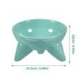 thumbnail image 2 of WEUVEB Anti-Tipping Pet Food Bowl Ceramic 1Pcs For Small Dog, 2 of 8