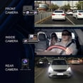 thumbnail image 5 of 3 Channel Dash Cam 1080P Three Way Triple Car Camera Night Vision Loop Recording Driving Recorder, 5 of 5