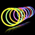thumbnail image 3 of Glow Sticks Party Set 204 varitas luminosas, pulseras y collar con luces de neón 7 colores varitas luminosas para niños adultos decoración de fiesta para bodas cumpleaños festivales fiesta JFHHH pequeña, 3 of 5