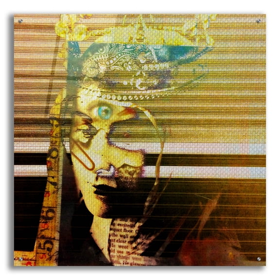 Epic Art 'Third Eye Focus' by LovIsArt, Acrylic Glass Wall Art, 36"x36"